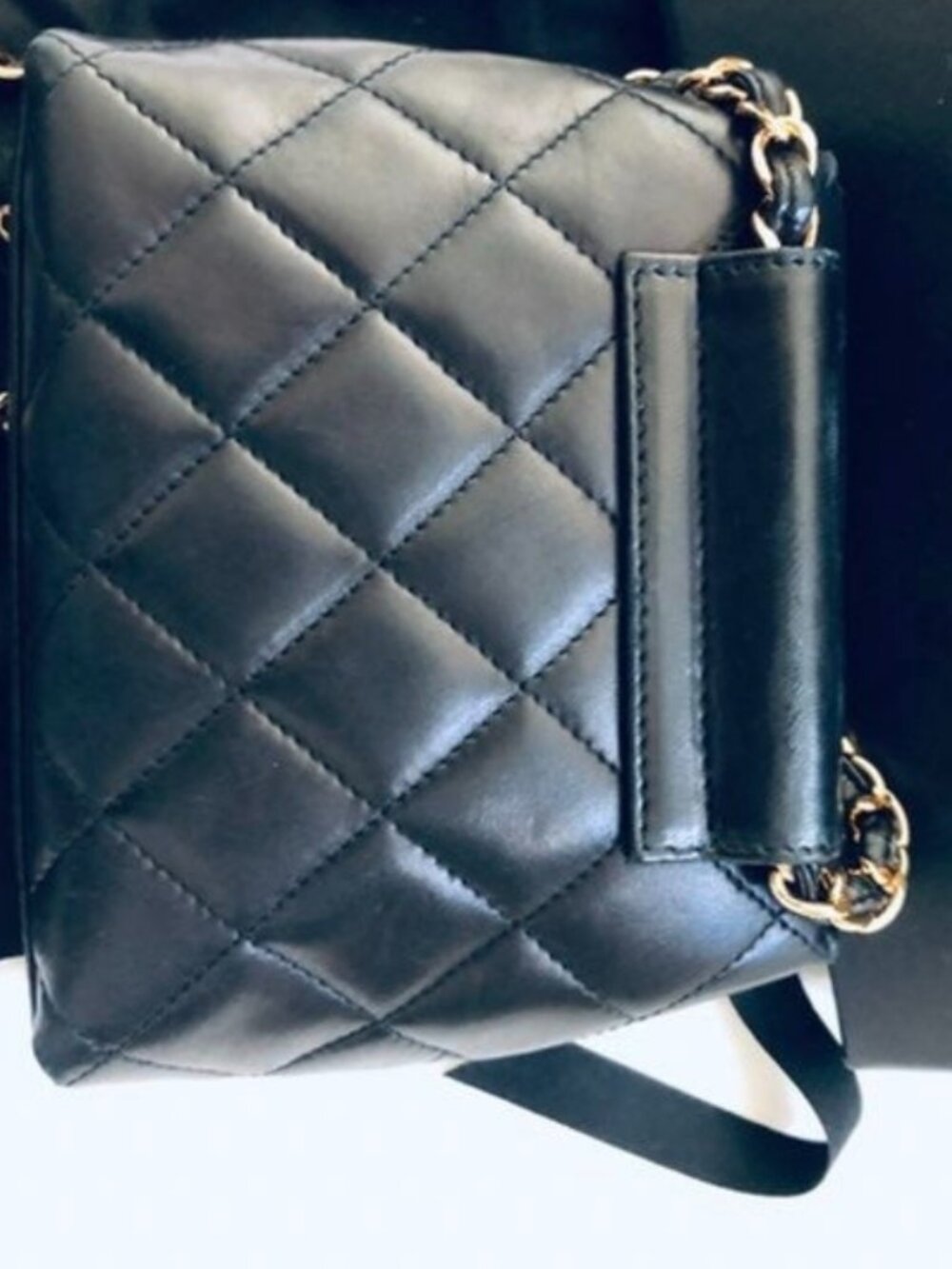 Chanel Black Purse Belt Bag with Chain runway Chanel RARE! - Picture 5 of 13